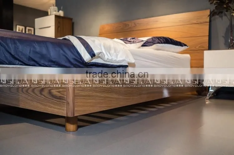 Latest Contemporary Wooden Platform Bed Designs Included Queen Size B-815