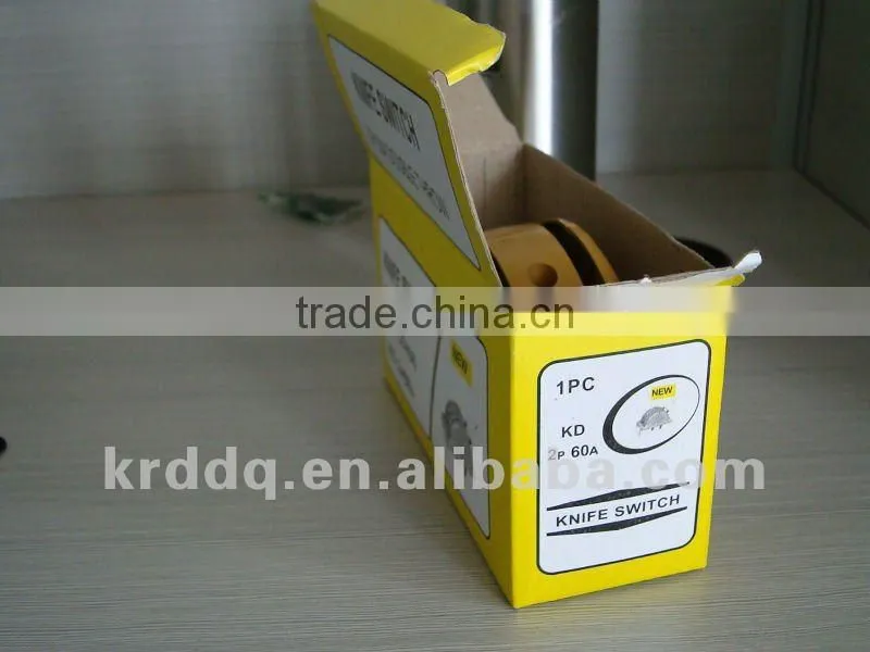 4P electrical porcelain knife switch