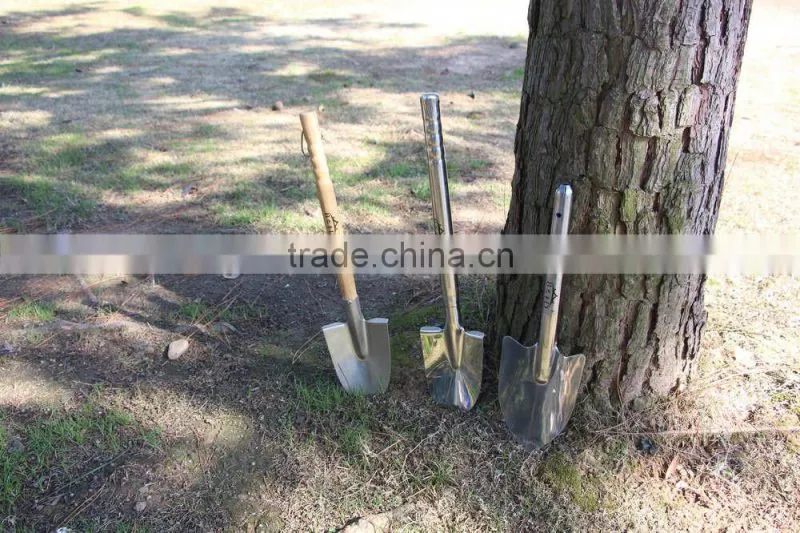 wooden handle Heated stainless Steel Hand potato shovel
