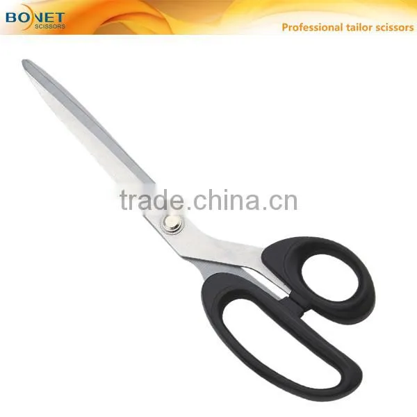 STA0013 LFGB certificated 8-1/2" stainless steel colorful plastic handle tailor scissors
