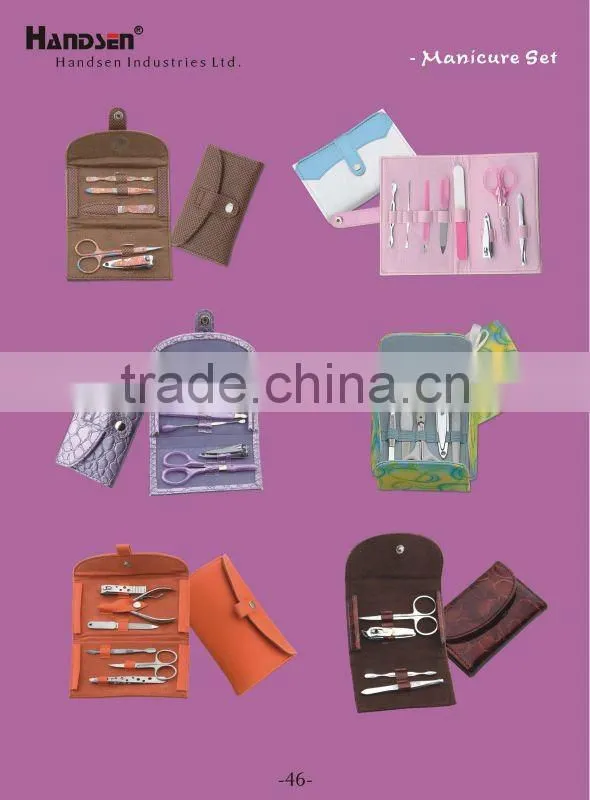 5pcs manicure set with case