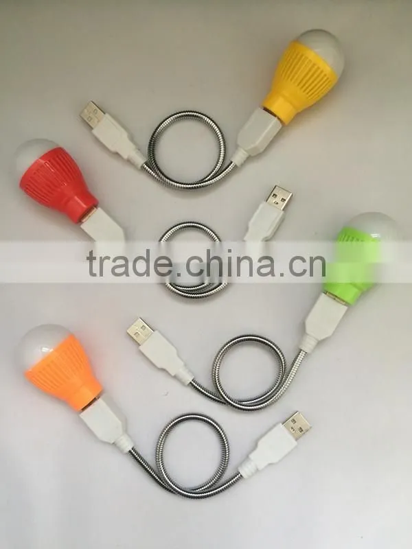 The USB metal hose LED desk lamp