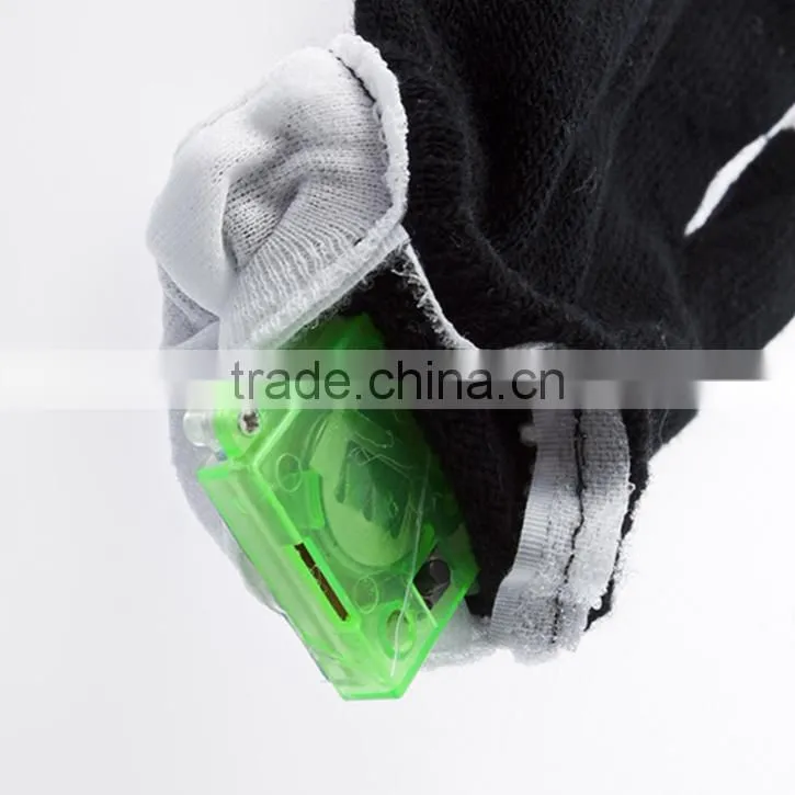 Christmas Holiday Light LED Flashing Gloves Light Finger Mittens Costumes Rave Party Skating Riding