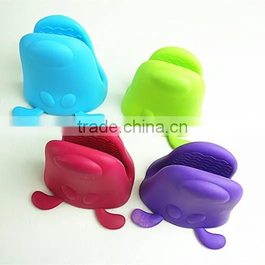 10106 dog head shape Silicone Heat Resistant Grilling BBQ Gloves for Cooking, Baking