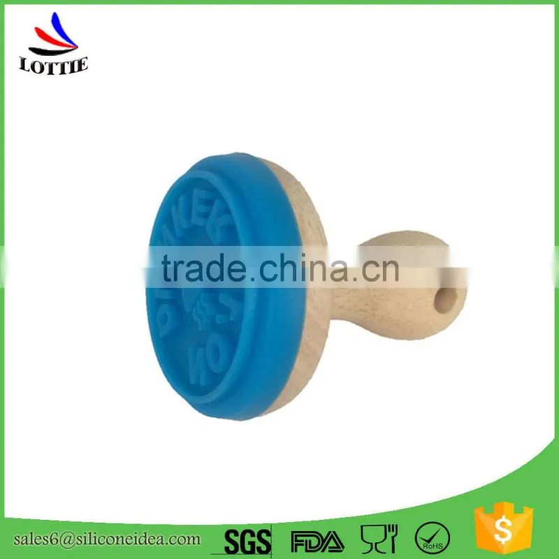 Fashion oem design silicone cookie stamp