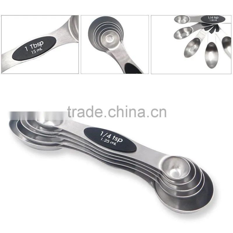 Hight Quality 403 Stainless Steel Magnetic Measuring Scoop Set