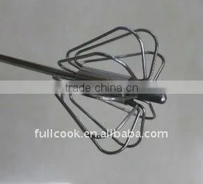 Semi-automatic stainless steel egg beater