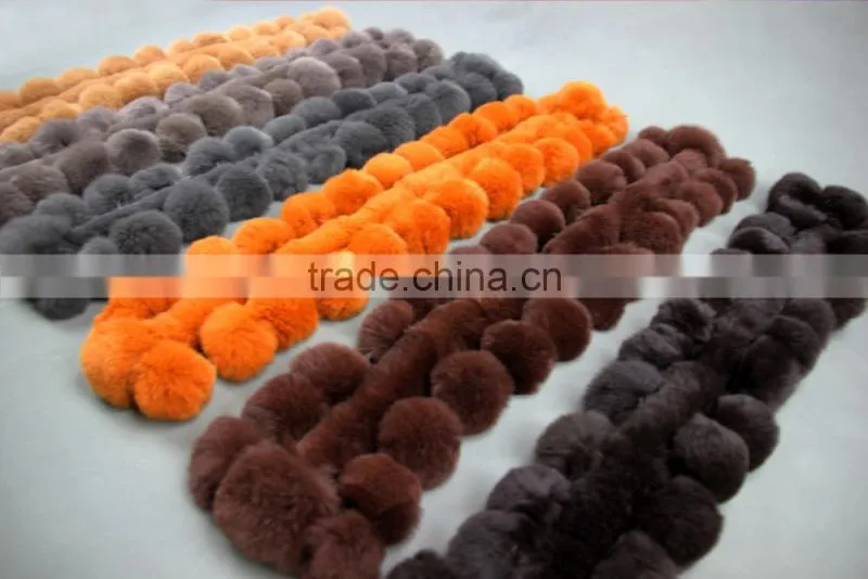 High Quality Knitted Rex-Rabbit Scarf