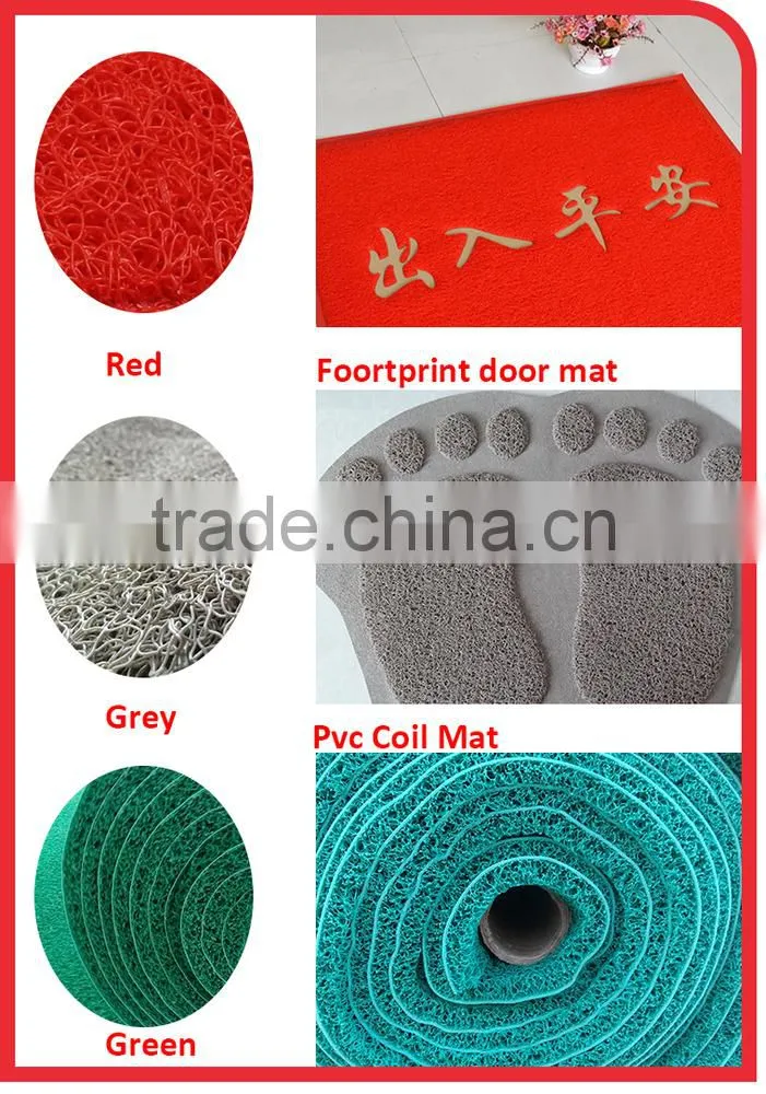 Factory supply pvc mat in roll with foam firm backing