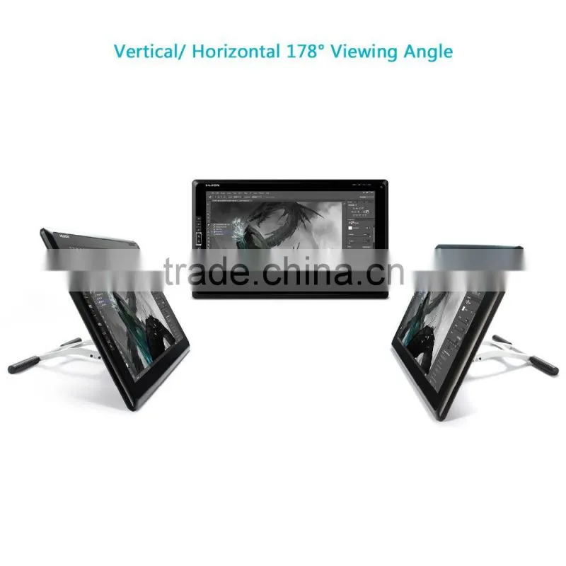 Huion GT-185 Graphic Drawing Tablet Monitor with Tempered Glass Screen and 8 Express Keys for PC and Mac