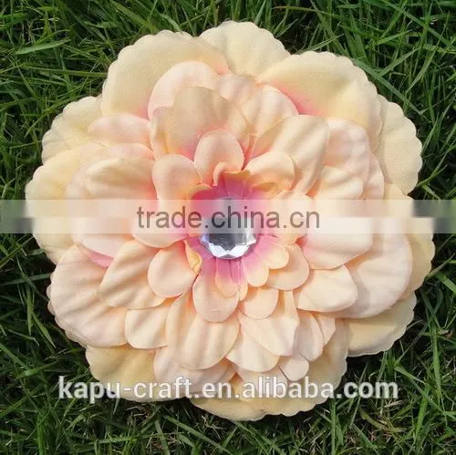 Cute handmade artificial peony flower hair clip