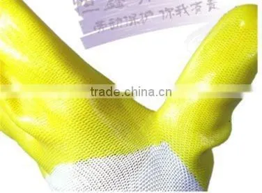 crinkle latex coated gloves