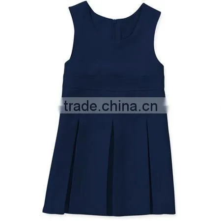 2016 Made in China Wholesale New Style Toddler Girl School Uniform Design Dress