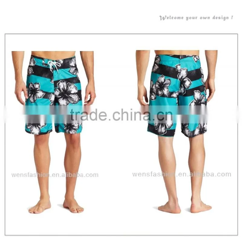 Flashback Sublimation Printing Surf Men Swimming Shorts