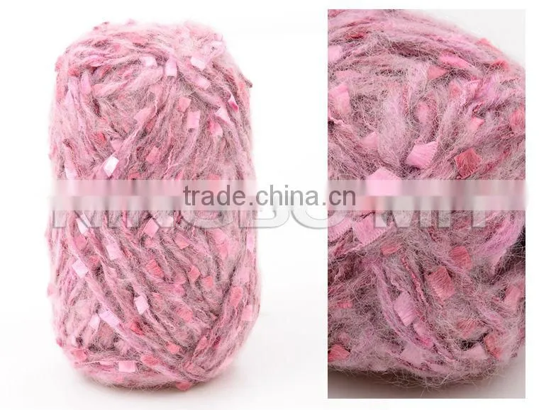Fancy yarn for knitting scarf