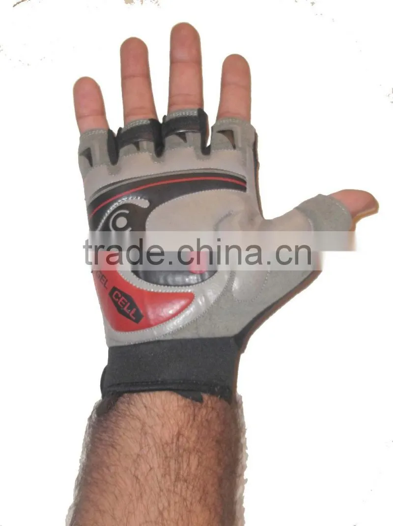 MESH WEIGHT LIFTING GLOVES SYNTHETIC LEATHER PADDED PALM /Gym Gloves
