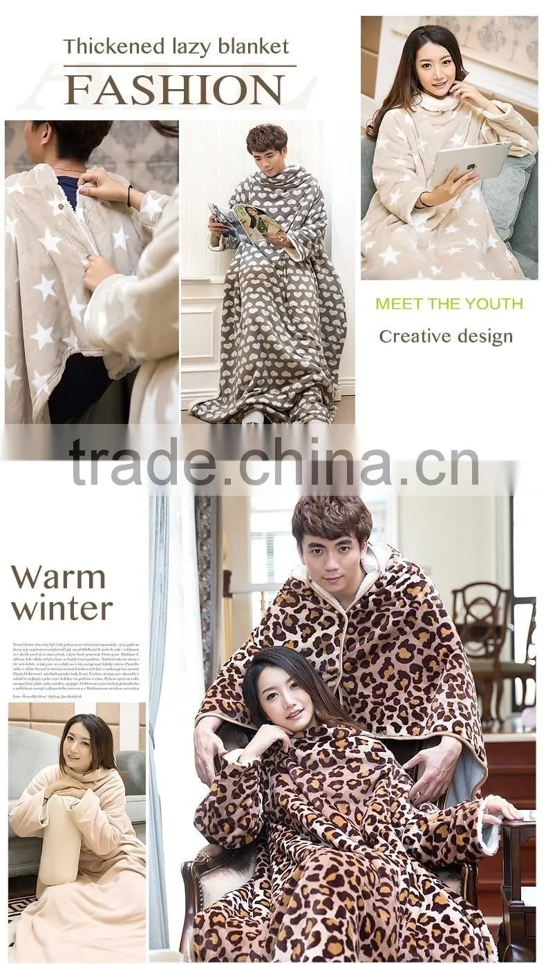 Thick thernal wholesale throw blanket