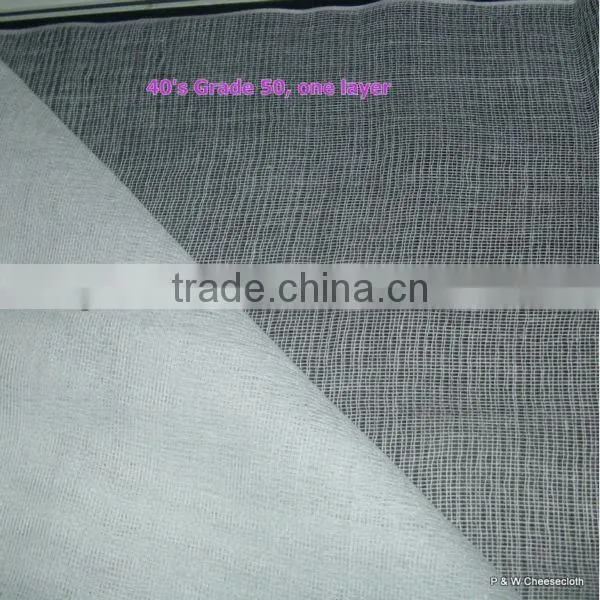 2014 hot sale Grade 10 Cheesecloth 100 Yards Box 36" Wide 100% Natural Cotton Cheese Cloth Fabric