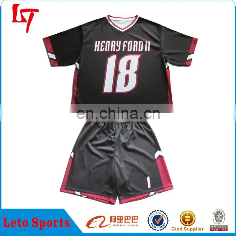 team man reversible lacrosse uniform/lacrosse shirts and shorts/China Made Lacrosse sets