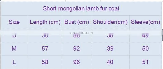 Hot-sale mongolian lamb fur coat women winter fur jacket