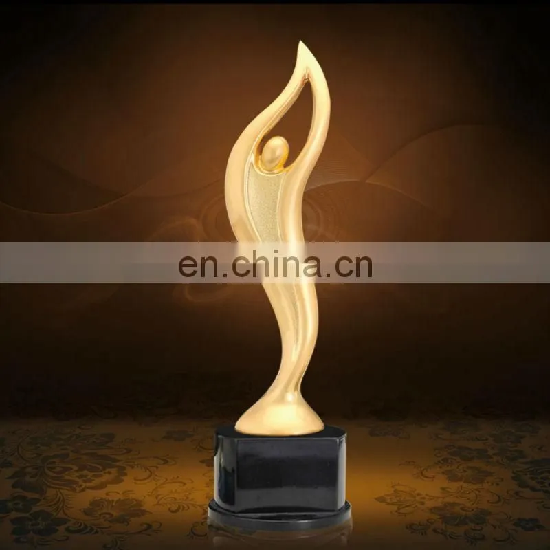 customized metal bronze bowling trophy 2013 made in China