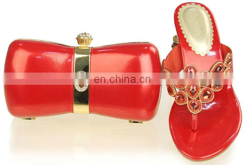 Top selling red ladies low heel dress shoes