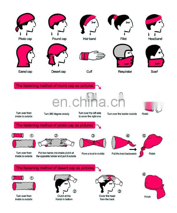 OEM Sport Multifunctional Seamless Bandana