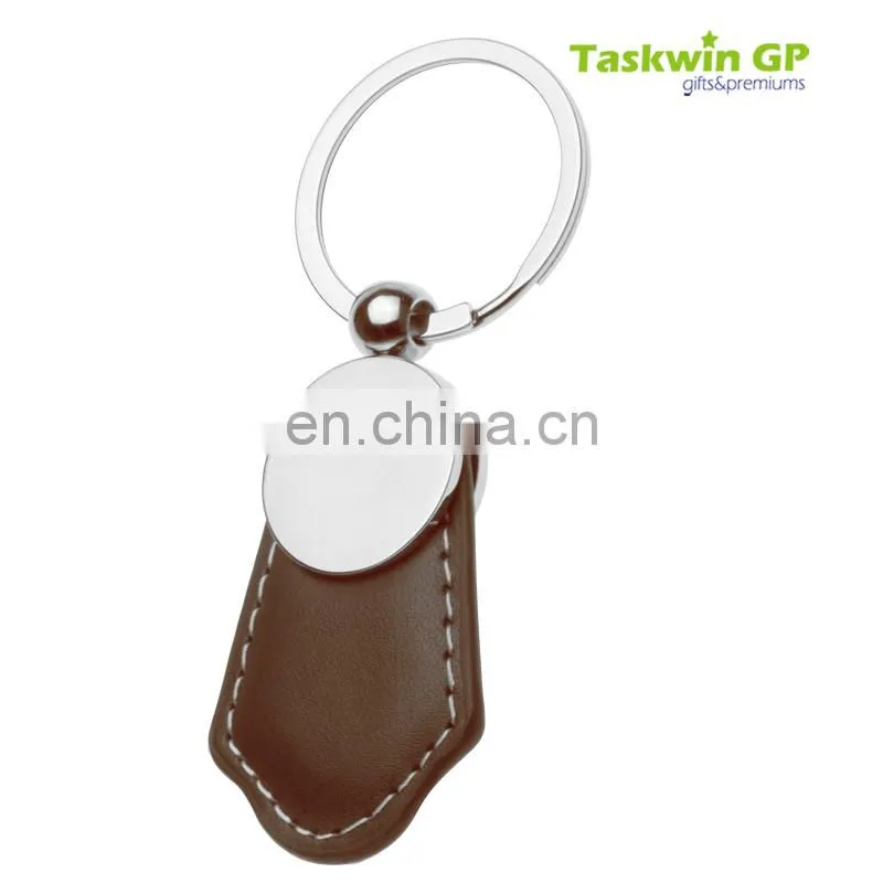 Make in in Chian custom promotional keychain ,Blank PU leather key chain