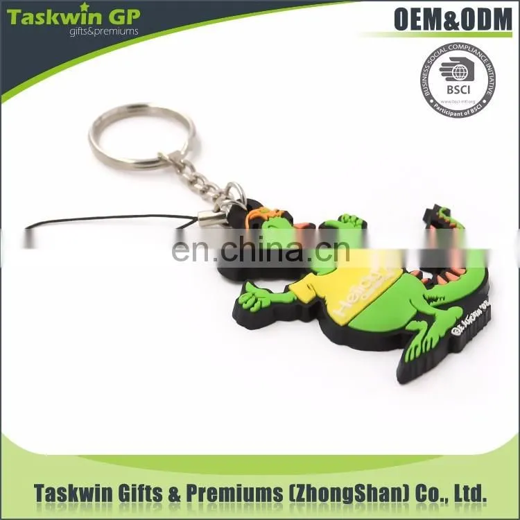 Customized Cute , fashion Cartoon keychain / Soft 3D pvc keychain / Rubber key chain