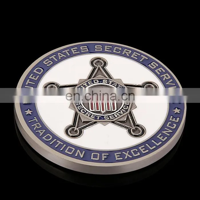 Hot sale high quality custom designed 3Dlogo embossed at double sides Miami city coin