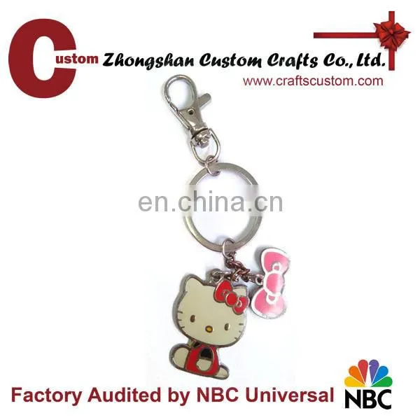 2016 High Quality Moon kiss souvenir metal keychain as gifts