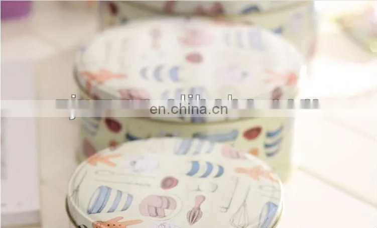 eco-friendly cookies packing metal box
