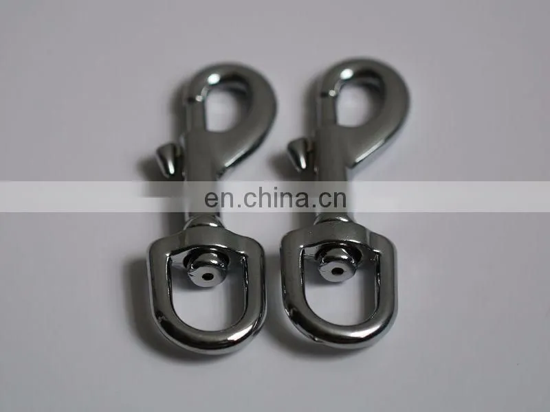 Good quality custom swivel snap hooks belt accessories metal snap hook for handbag