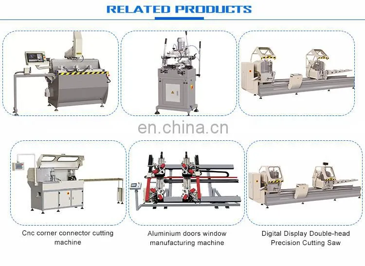 High precision aluminum profile heavy duty CNC drilling and milling machine size 2500 * 1500 * 1900mm