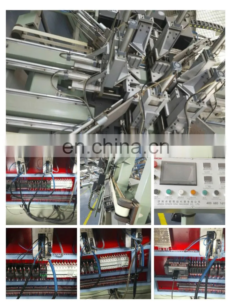 Four-Corner Vertical Welding Machine CNC for PVC window and doors in Shandong