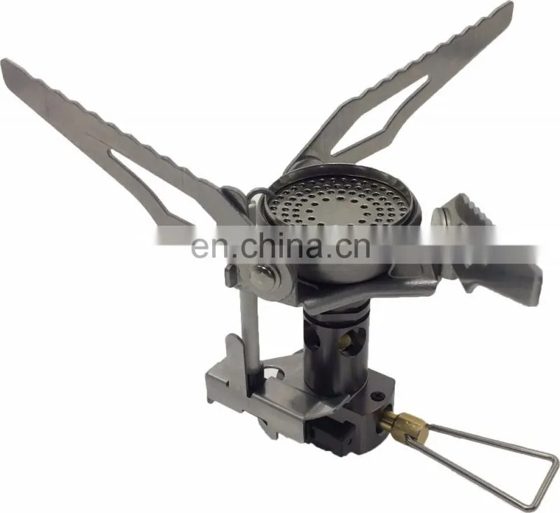 Camping stove - Ultra light (portable) hiker stove / strong flame / simple cooking / high heat efficient burner
