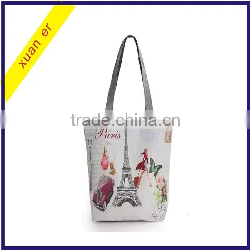 New Arrival European Style Fashion Printing Canvas Women's Handbag from china supplier