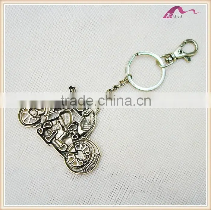 Fashion Zinc Alloy Custom Motorcycle Keychain
