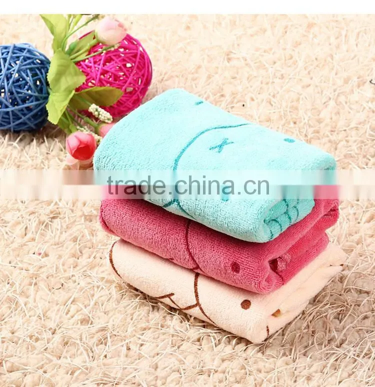 Cheap Wholesale Customized Printed Face Baby Towel Fabric