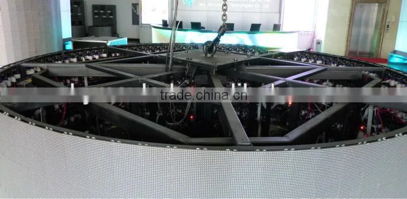 P5 SMD indoor full color round led display screen