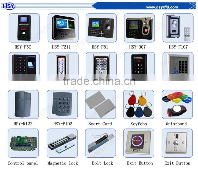 Smart door outdoor indoor proximity rfid wg26 em card reader HSY-R166