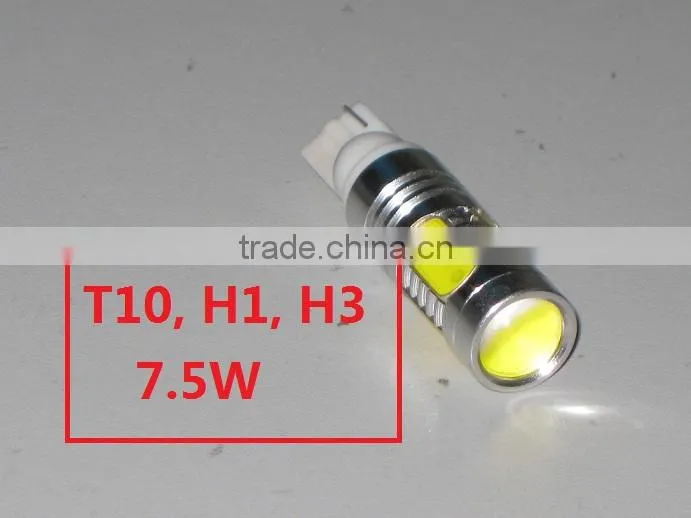 high power car led light T10 7.5W