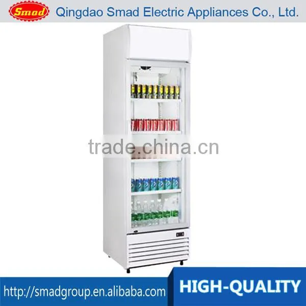 LG-430F Big Fan Cooling single door upright showcase