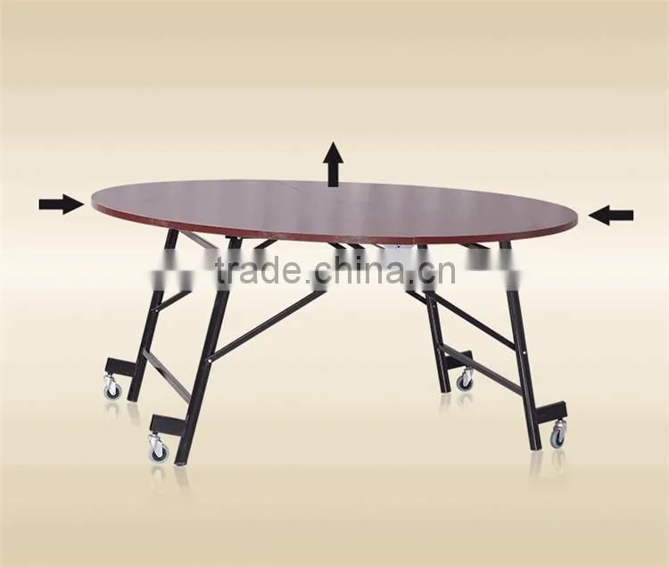Hotel Banquet Wooden Dining Foldable Table