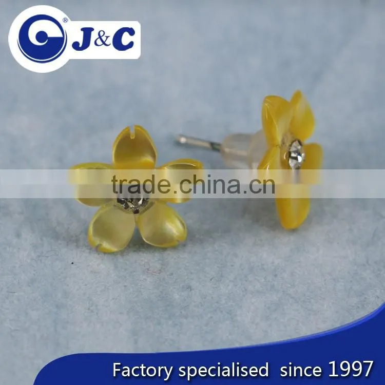 customized natural mother of pearl shell ear-ring clip