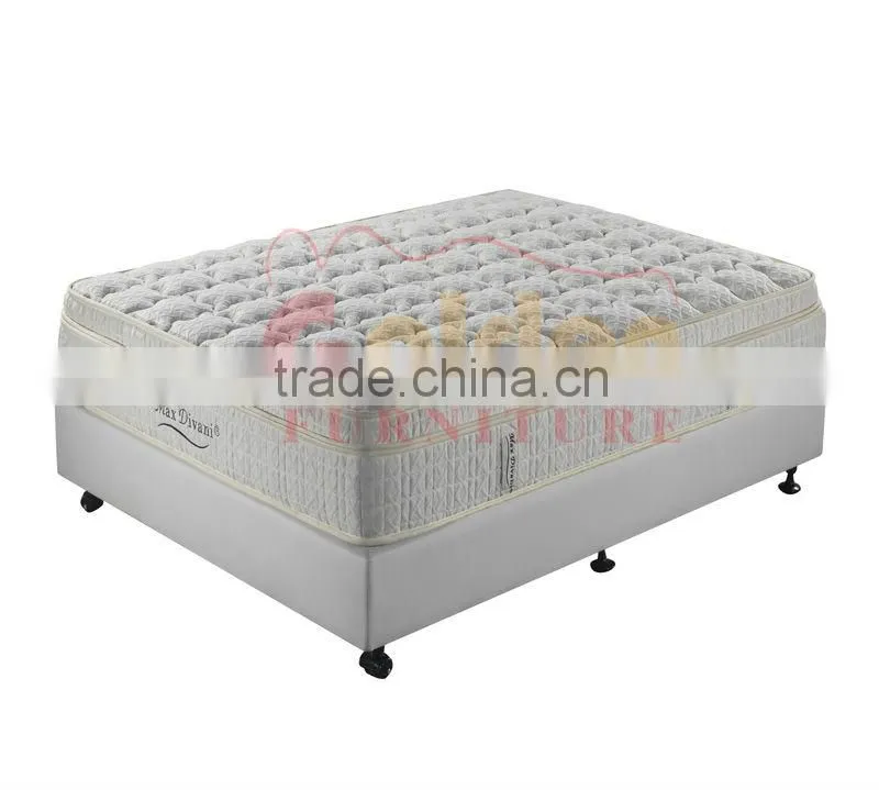 natural latex and memory foam bamboo pillow top pocket spring mattress