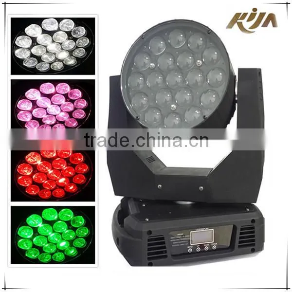 Specialized led stage light 19x15w rgbw zoom led moving head