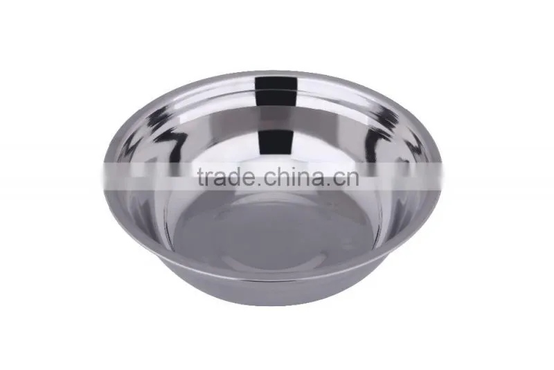 Cheap price kitchen tableware mixing bowls set deep food container matel bowls mixing bowl stainless steel