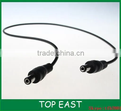 DC5.5 * 2.1 yellow plastic fork male DC power cable to extend the 2464 single-head wire
