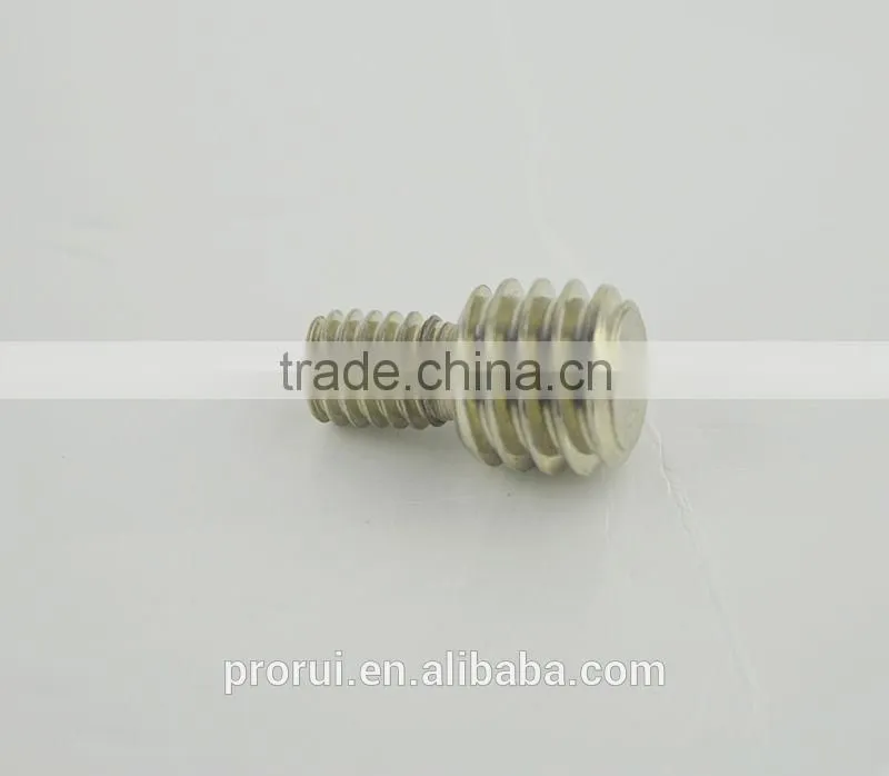 Stainless steeel 1/4'' D ring slotted camera screw